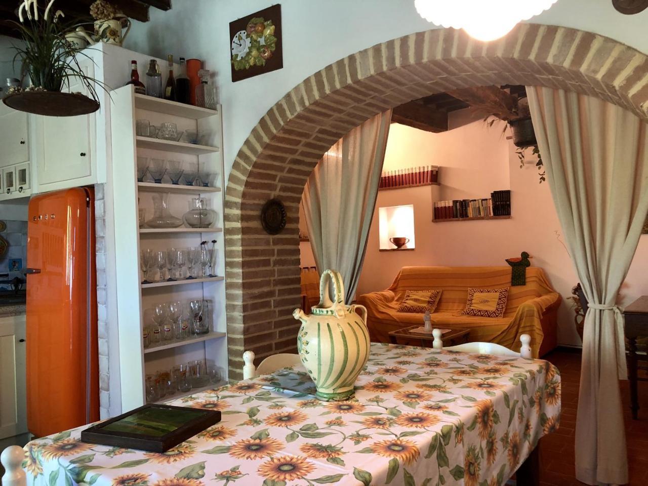 Haus Malerin - Meerblick, Umzaeunter Garten By Toscanatour Guardistallo Bagian luar foto